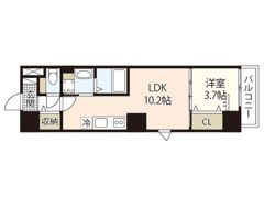 シエスタ河原町の間取り画像
