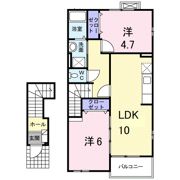 コリ－ヌ華Ⅱの間取り画像