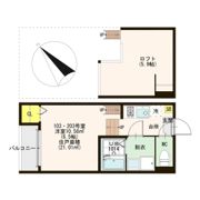 ハーモニーテラス大桐Ⅲの間取り画像