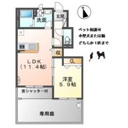 リバティ コートの間取り画像