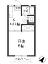 アンジェリーク松島の間取り画像