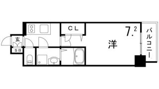 プレサンス三宮ポルトの間取り画像