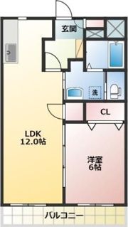シャトー豊田の間取り画像