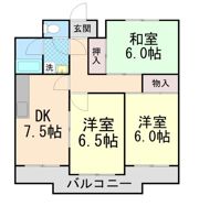 メゾングリーンヒルの間取り画像