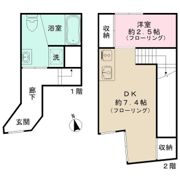 神楽坂薫木荘の間取り画像
