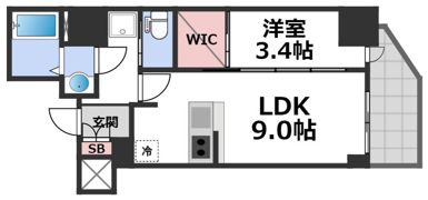 セレニテ本町リアンの間取り画像