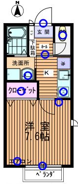 サニークレストの間取り画像