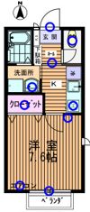 サニークレストの間取り画像