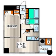 USビルの間取り画像