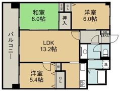 コアマンション新水前寺Ⅰの間取り画像