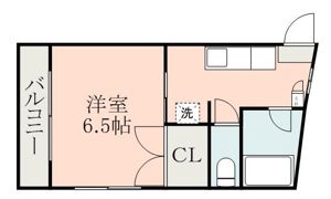 ヴィサージュ大江の間取り画像