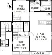 オリーブハイツの間取り画像