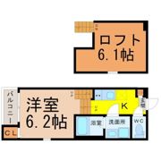 メサージュ八反の間取り画像