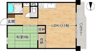 藤白台住宅D34の間取り画像