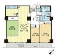スカイシティ南砂の間取り画像