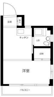 目黒第二コーポの間取り画像
