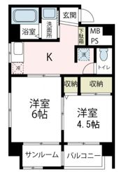 清水ビルの間取り画像