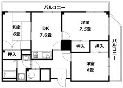 エグゼ古川の間取り画像