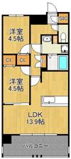 ラフィーネ香春口の間取り画像
