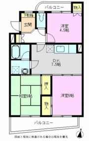 サンモール・ロジェの間取り画像