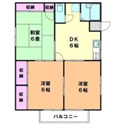 コーポ勝又の間取り画像
