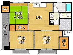 ビバライフ到津の間取り画像
