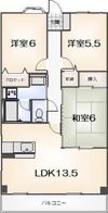 湊マンションの間取り画像