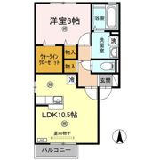 コーポK B棟の間取り画像