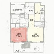 グラングリーン大阪 THE NORTH RESIDENCEの間取り画像