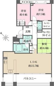 パークハウス楽園町の間取り画像