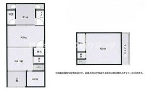 若葉町貸家の間取り画像