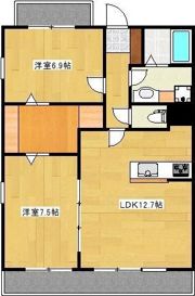 Spring長嶺南の間取り画像