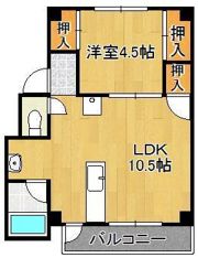 Renatus上津役Iの間取り画像