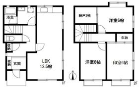田園調布2丁目貸家の間取り画像