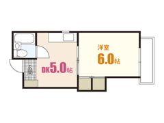 コーポ福島の間取り画像