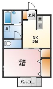 DEN仏向町の間取り画像