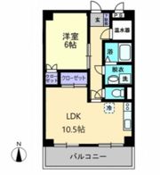 津山マンションの間取り画像