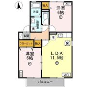 ビューラーやすらぎ C棟の間取り画像