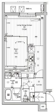 (仮称）PREMIUM CUBE東高円寺DEUXの間取り画像