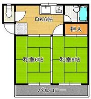 メインライフ富野の間取り画像