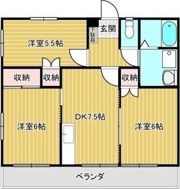 メイクウオーム山名の間取り画像