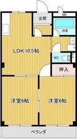 パティオ野並の間取り画像