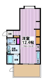 パレスのばらVの間取り画像