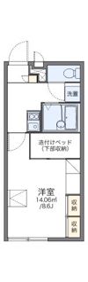 レオパレスサンフラワーⅢの間取り画像