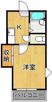レクレドール穴生の間取り画像