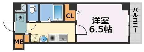 ドエル心斎橋の間取り画像