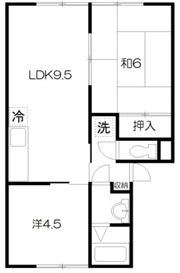 ハイツディージー Aの間取り画像