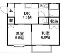 スカイハイツの間取り画像