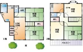六浦東戸建ての間取り画像