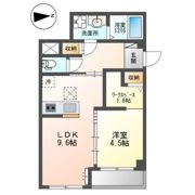 ブランキューブ南摂津の間取り画像
